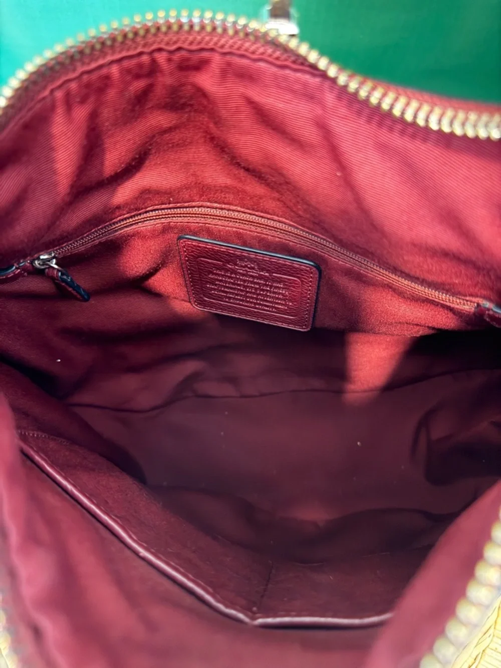 Coach Harley Hobo with Wallet‎ in Oxblood